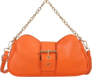 Ladies Fashion Retro Solid Color Leather Metal Adjustable Shoulder Strap Messenger Bag Mens Messenger Bag for