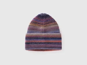 Ladies Multicolor Space Dyed Beanie Hat
