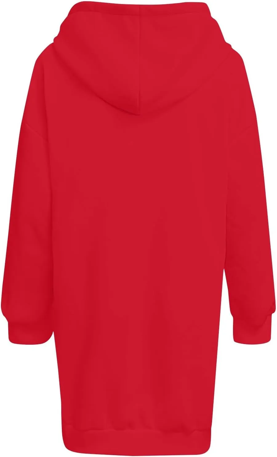 lcyhony Women's Fleece Oversized Sweatshirt Y2k Loose Comfy Hoodie Dress Winter Warm Long Sleeve Pullover Tops with Pockets