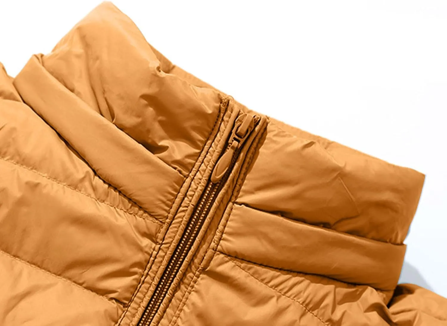 Lightweight Jackets For Women With Hood Long Sleeve Trendy Zip Solid Color Down Coat Winter Warm Casual Puffer Jacket