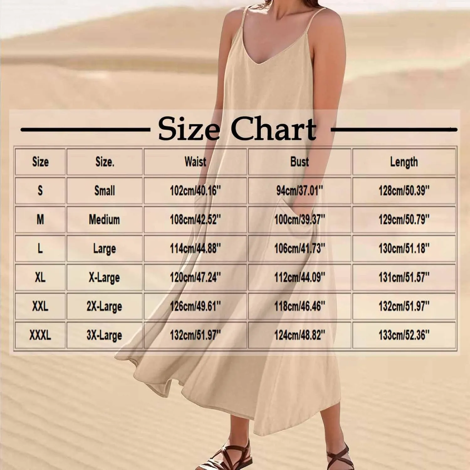Linen Dresses for Women Spaghetti Strap Trendy Loose Sundress Casual Flowy Lightweight Summer Clothing
