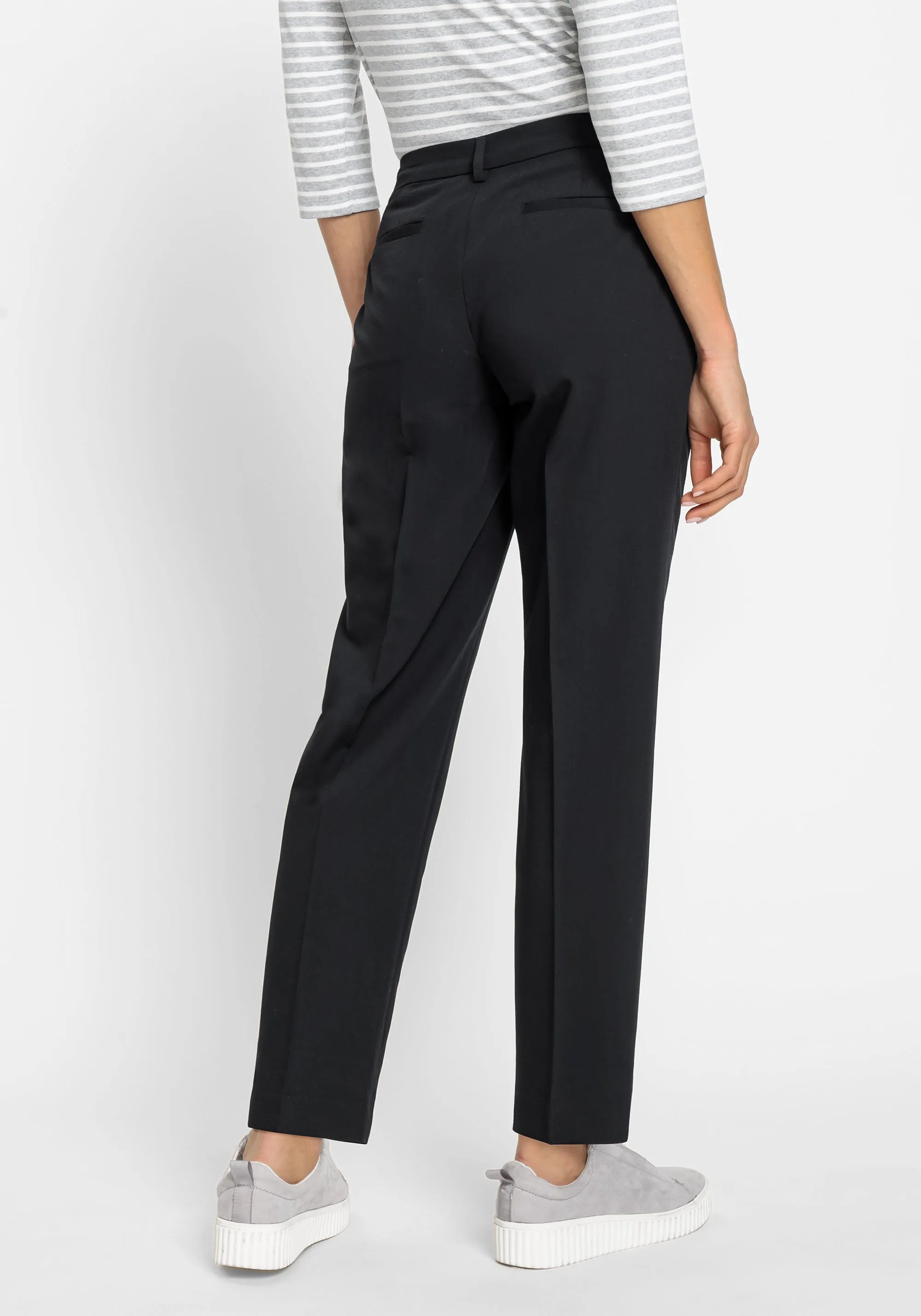 Lisa Fit Straight Cropped Trouser