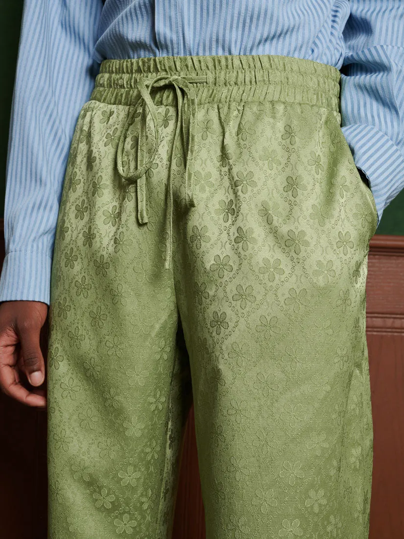 Lucas Jacquard Trousers