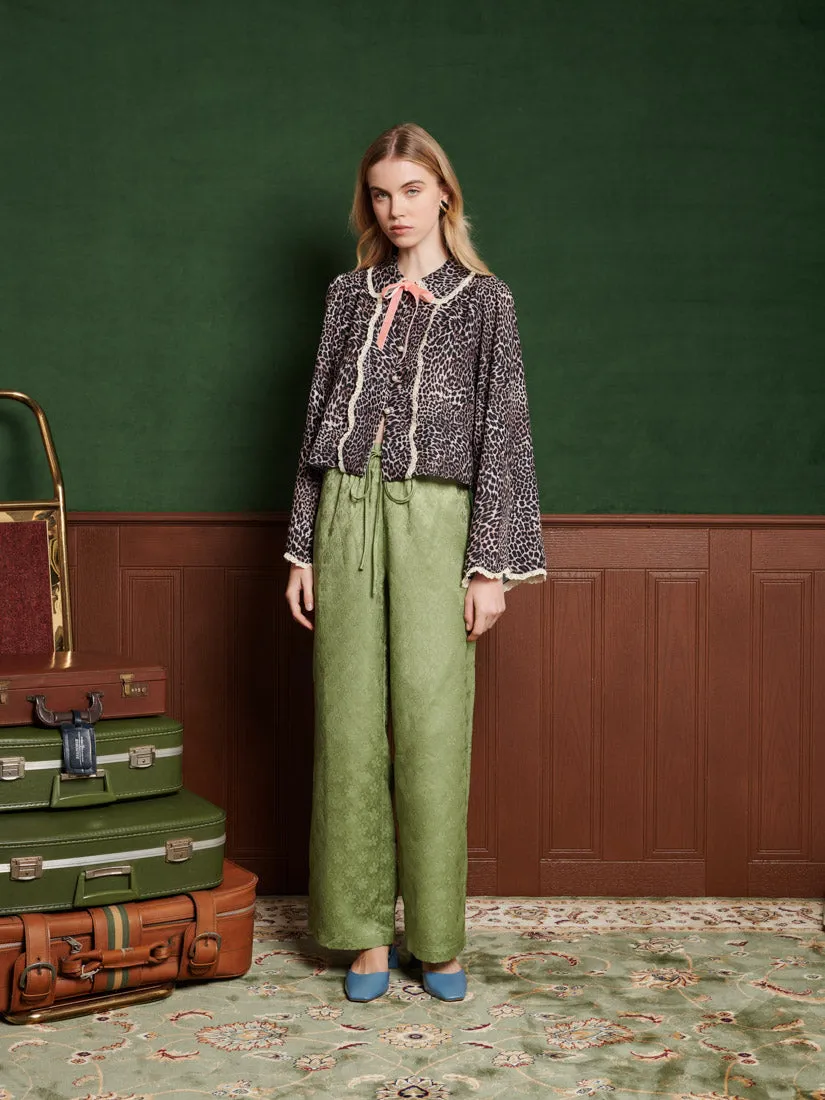Lucas Jacquard Trousers