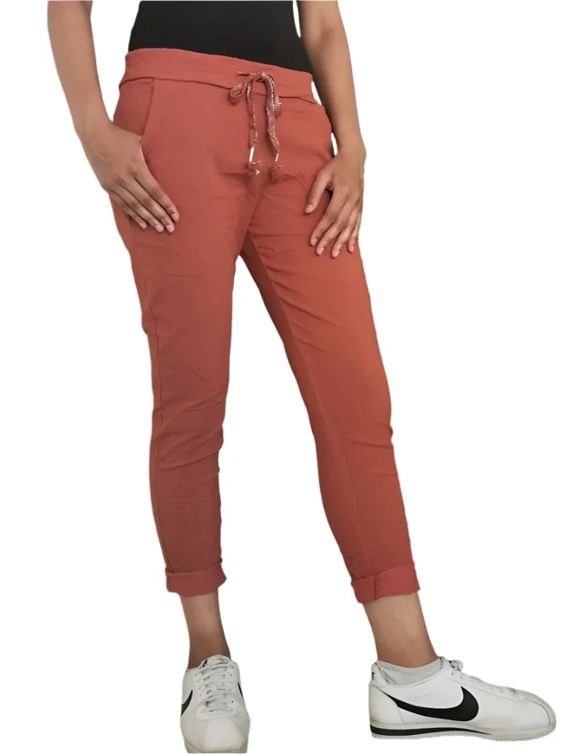 Magic Stretch Trousers Made In Italy One Size
