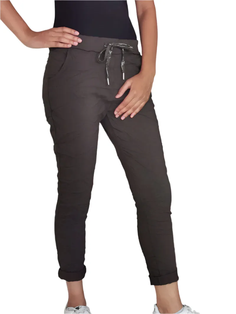 Magic Stretch Trousers Made In Italy One Size