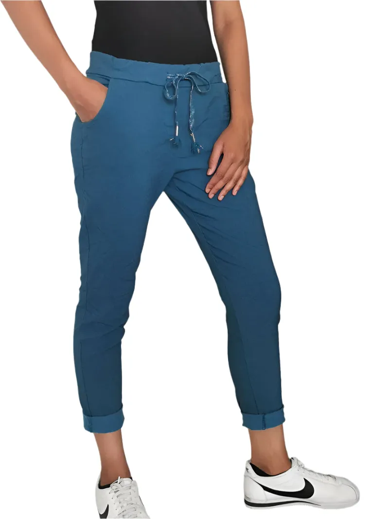Magic Stretch Trousers Made In Italy One Size