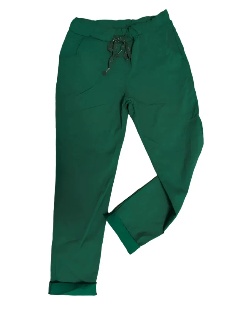Magic Stretch Trousers Made In Italy One Size