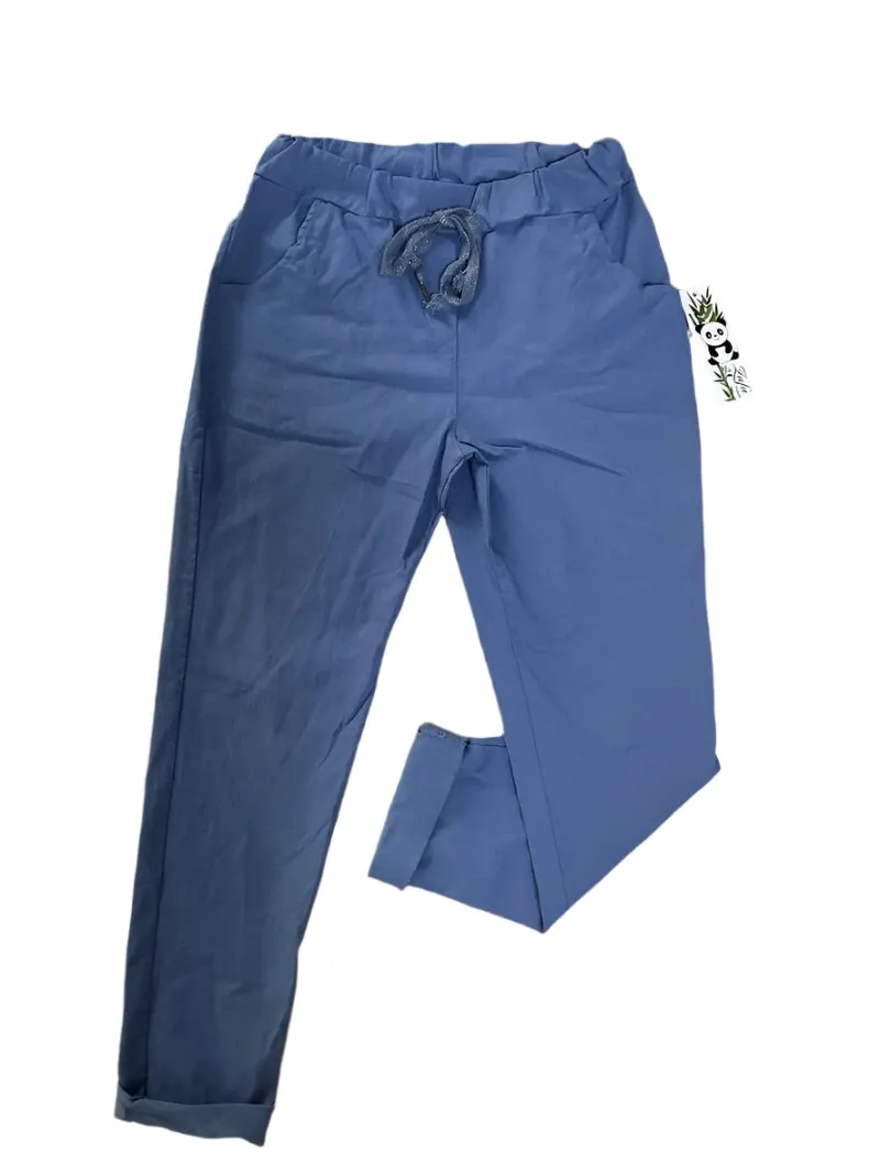 Magic Stretch Trousers Made In Italy One Size