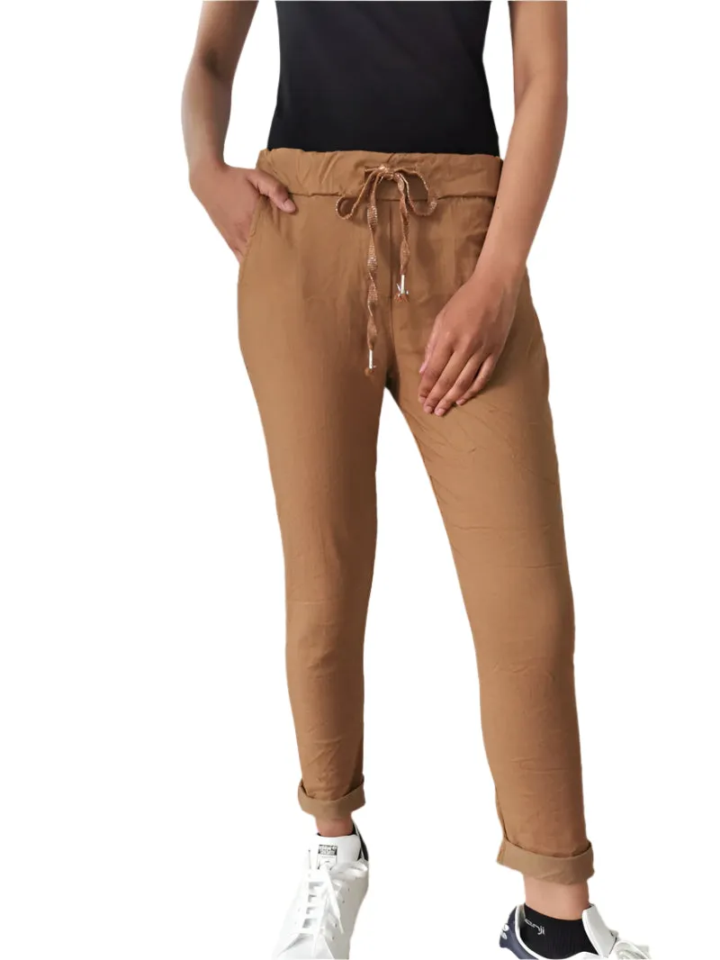 Magic Stretch Trousers Made In Italy One Size