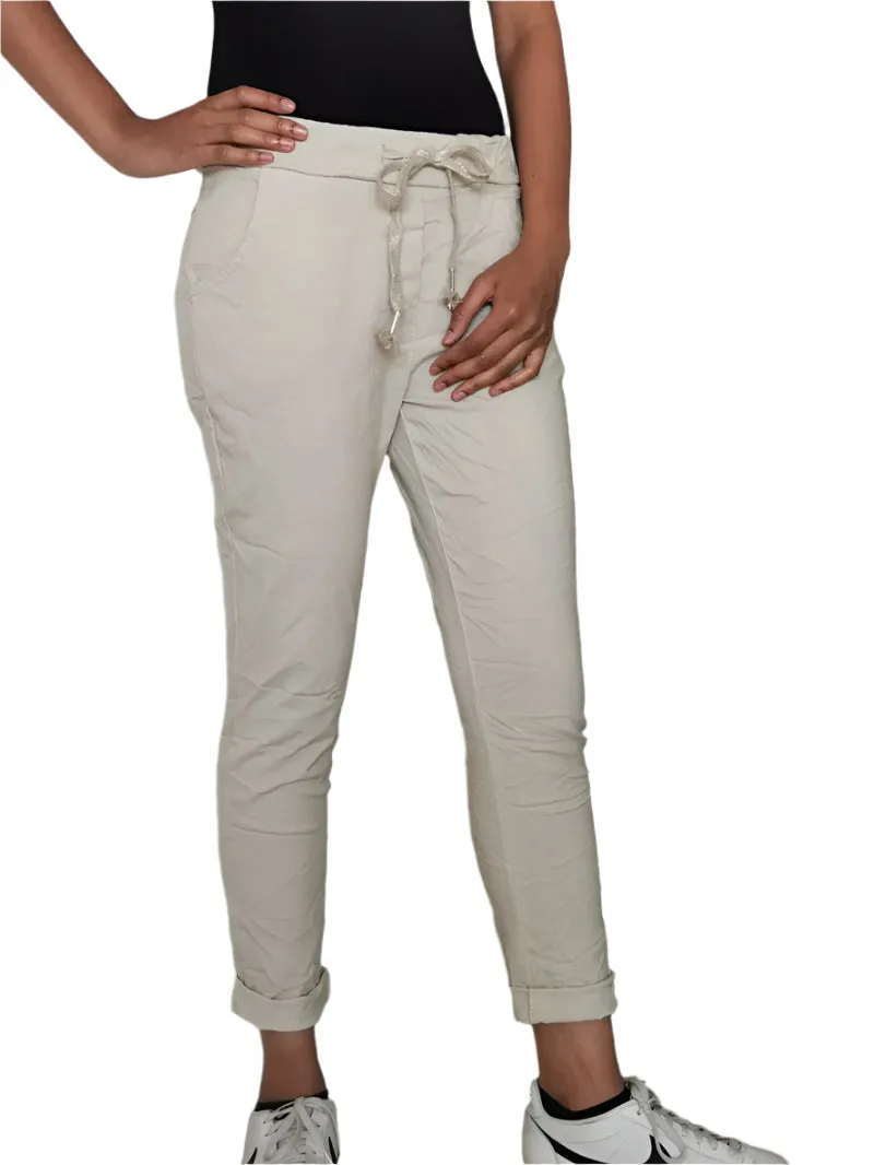 Magic Stretch Trousers Made In Italy One Size
