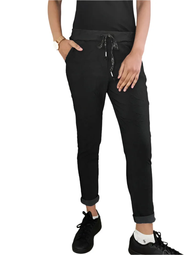 Magic Stretch Trousers Made In Italy One Size