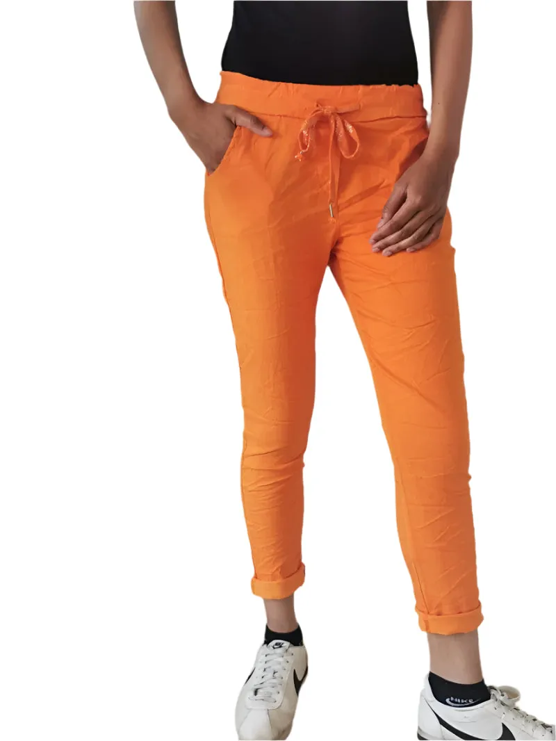 Magic Stretch Trousers Made In Italy One Size
