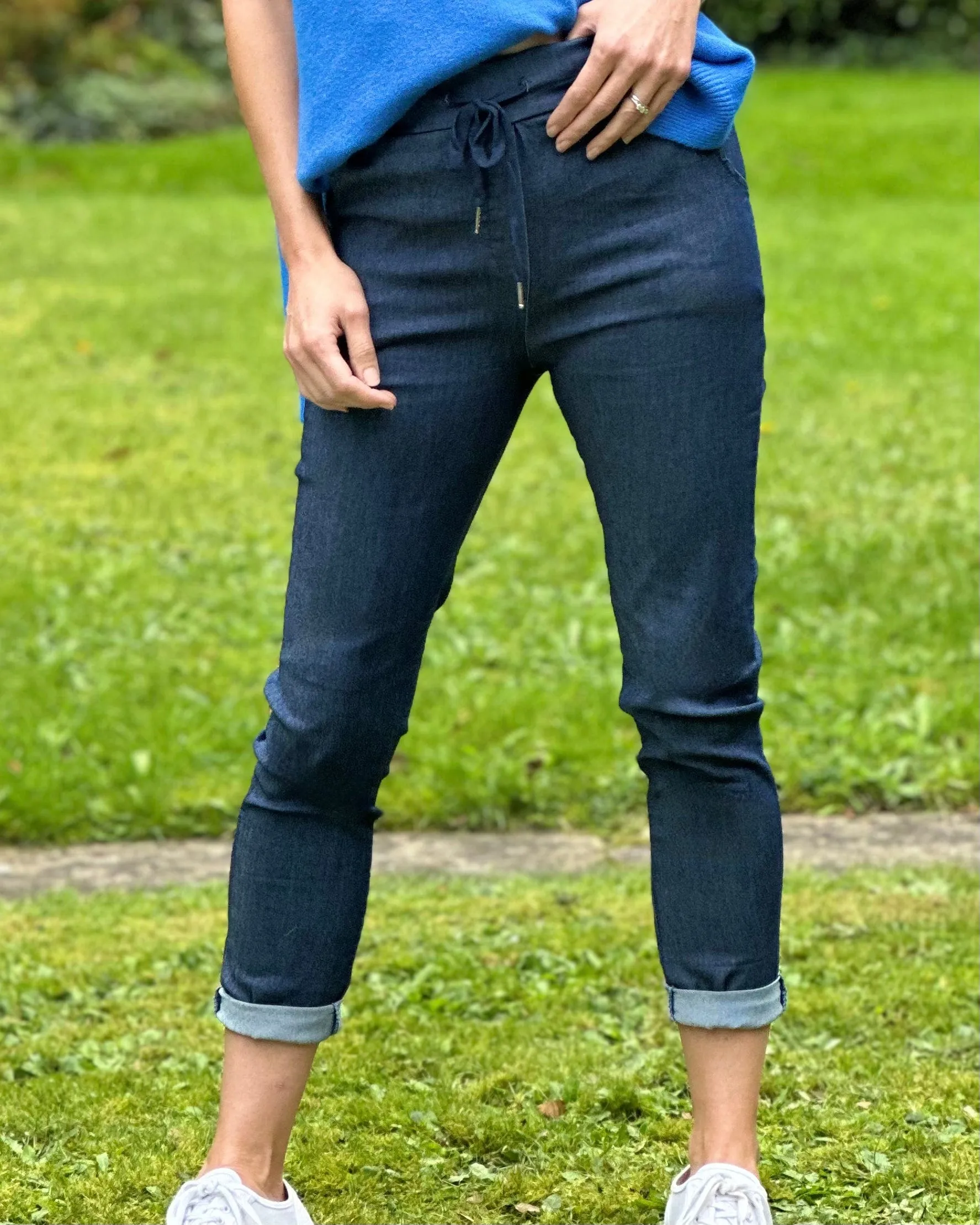 'Magic' Trousers - Dark Denim