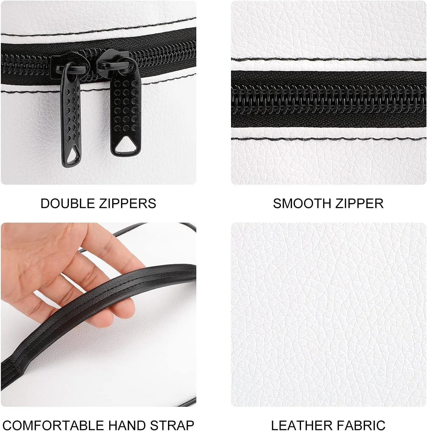 Makeup Bag Cowgirl Cowboy Boots Cosmetic Bag for Women, Beauty Zipper Makeup Organizer PU Leather Waterproof Toiletry Train Case Western
