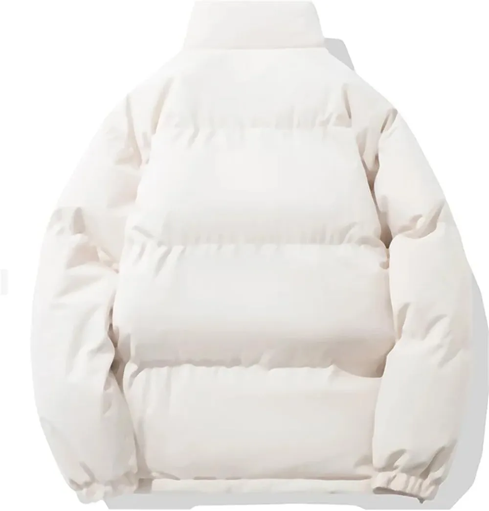 Male Cotton-Padded Coat Jacket Outdoor Casual Thick Warm Windbreaker Winter Puffer Parkas