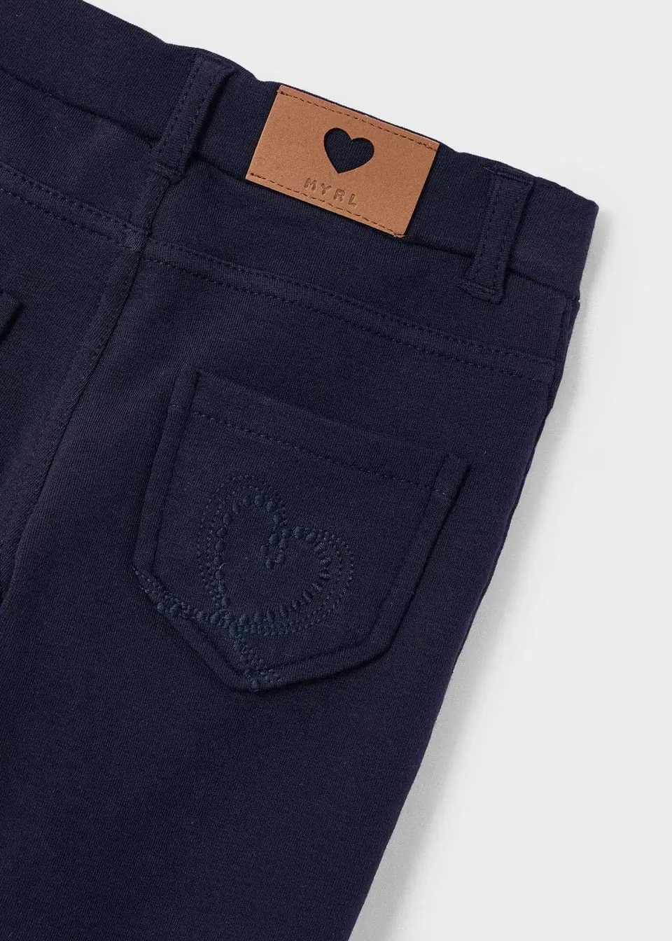 Mayoral Girls Fleece Trousers 511Aw24 Navy