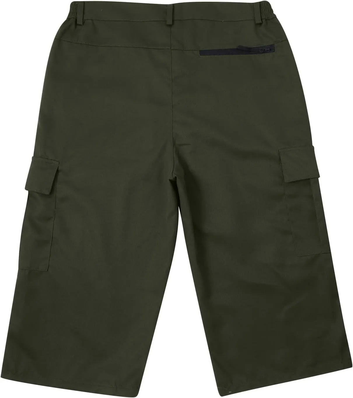 Mens Below Knee Cargo Shorts Multi Pockets Lightweight Outdoor Hiking Work Shorts for Men Athleric Fit Quick Dry Capri Pants