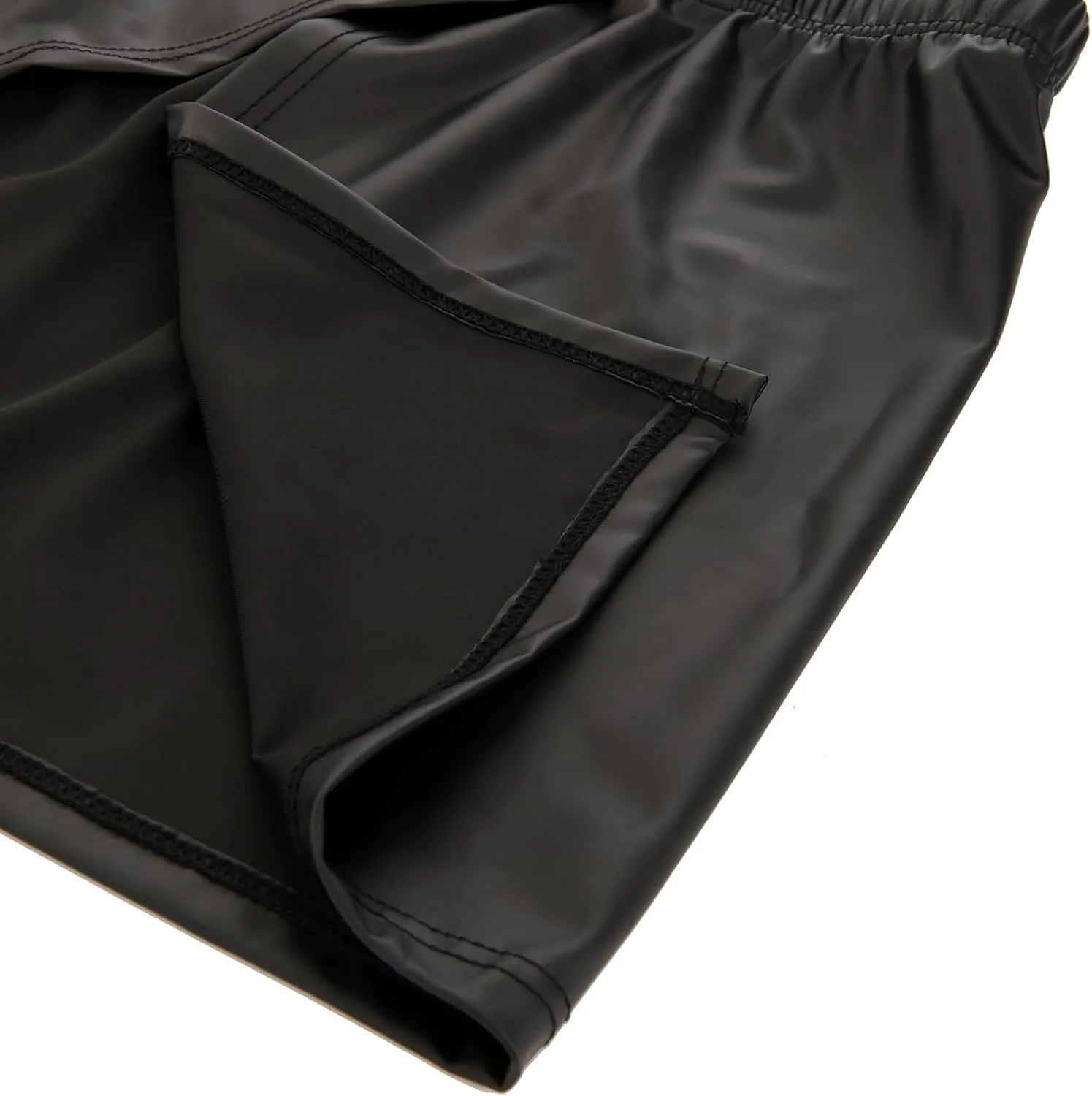 Men's Sexy Underwear Fun Lingerie Elastic Leather Skirt Pants Sexy Split Buttocks Boxer Brief Underpants