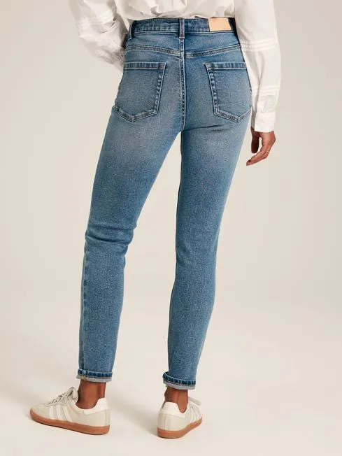 Mid Blue Skinny Fit Jeans