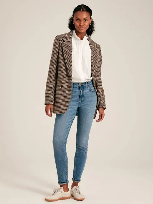 Mid Blue Skinny Fit Jeans