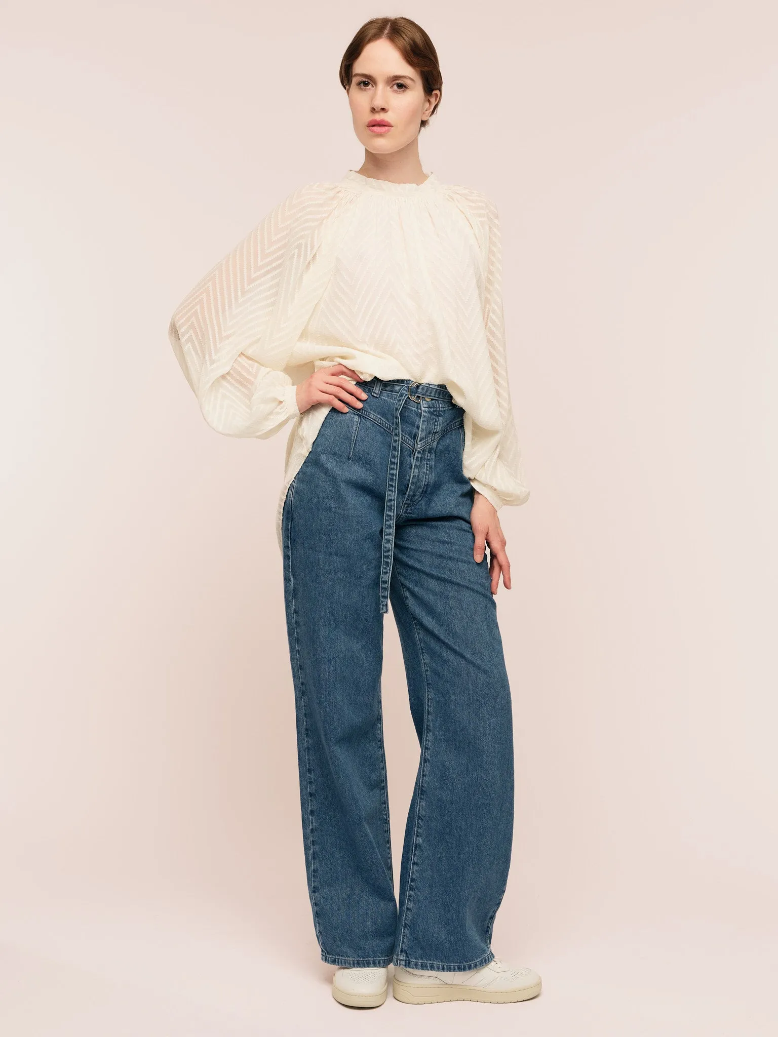 Mimosa Blouse - Cream White