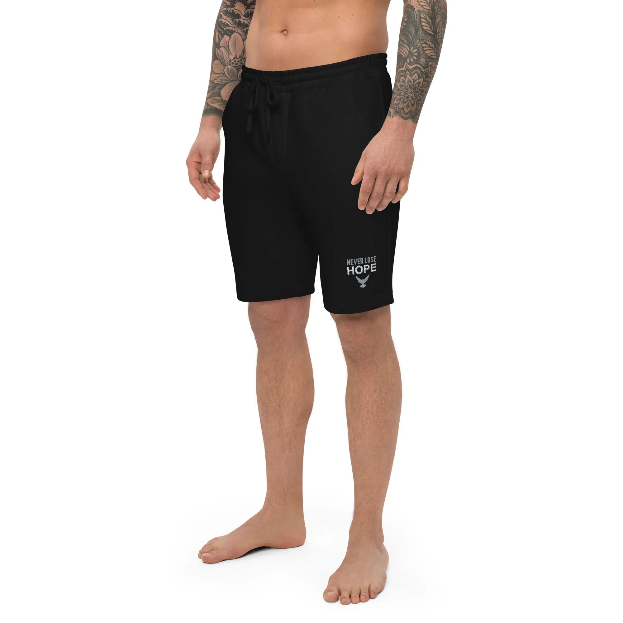 NEVER LOSE HOPE Fleece Shorts