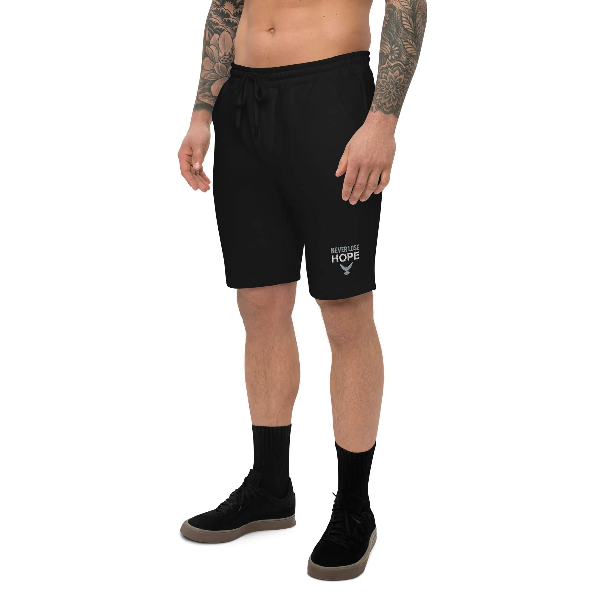 NEVER LOSE HOPE Fleece Shorts