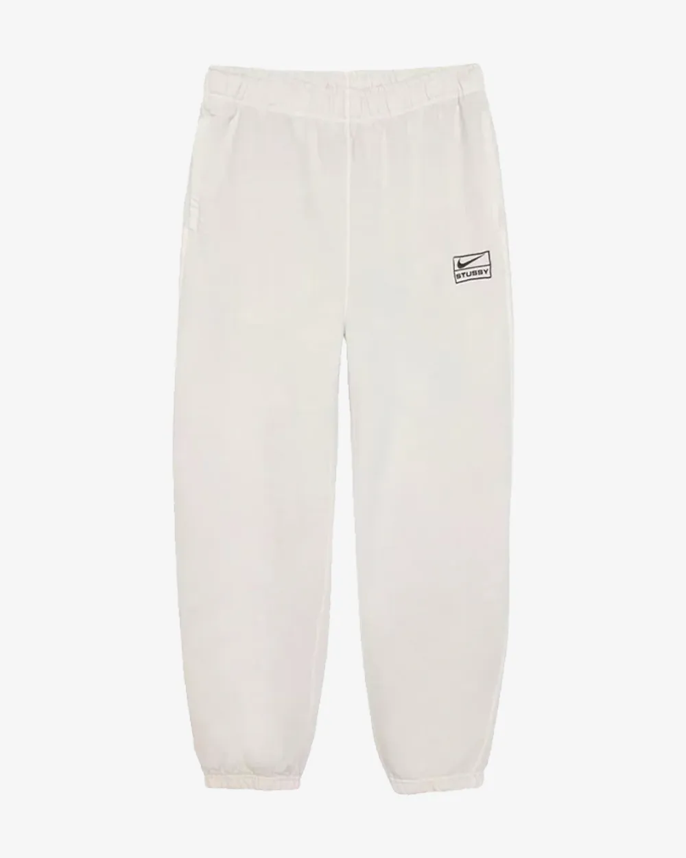 NIKE X STUSSY SS24 PIGMENT DYED FLEECE LIGHT BONE SWEATPANTS (NEW)