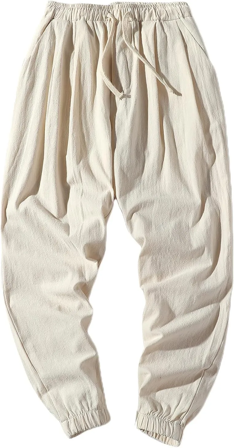 Ninja Pants Harem Men Long Shorts Summer Beach Hippie Trousers Mens Boho Yoga Japanese Unisex Thai Fisherman