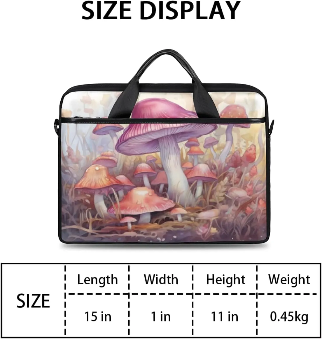 Planet Fun Pattern Laptop Shoulder Bag for Tablet Computer Notebook Sleeve Messenger Carrying Case Briefcase Tote