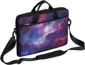 Planet Fun Pattern Laptop Shoulder Bag for Tablet Computer Notebook Sleeve Messenger Carrying Case Briefcase Tote