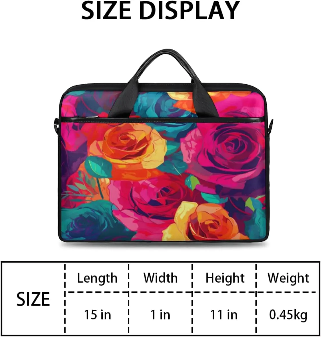 Planet Fun Pattern Laptop Shoulder Bag for Tablet Computer Notebook Sleeve Messenger Carrying Case Briefcase Tote