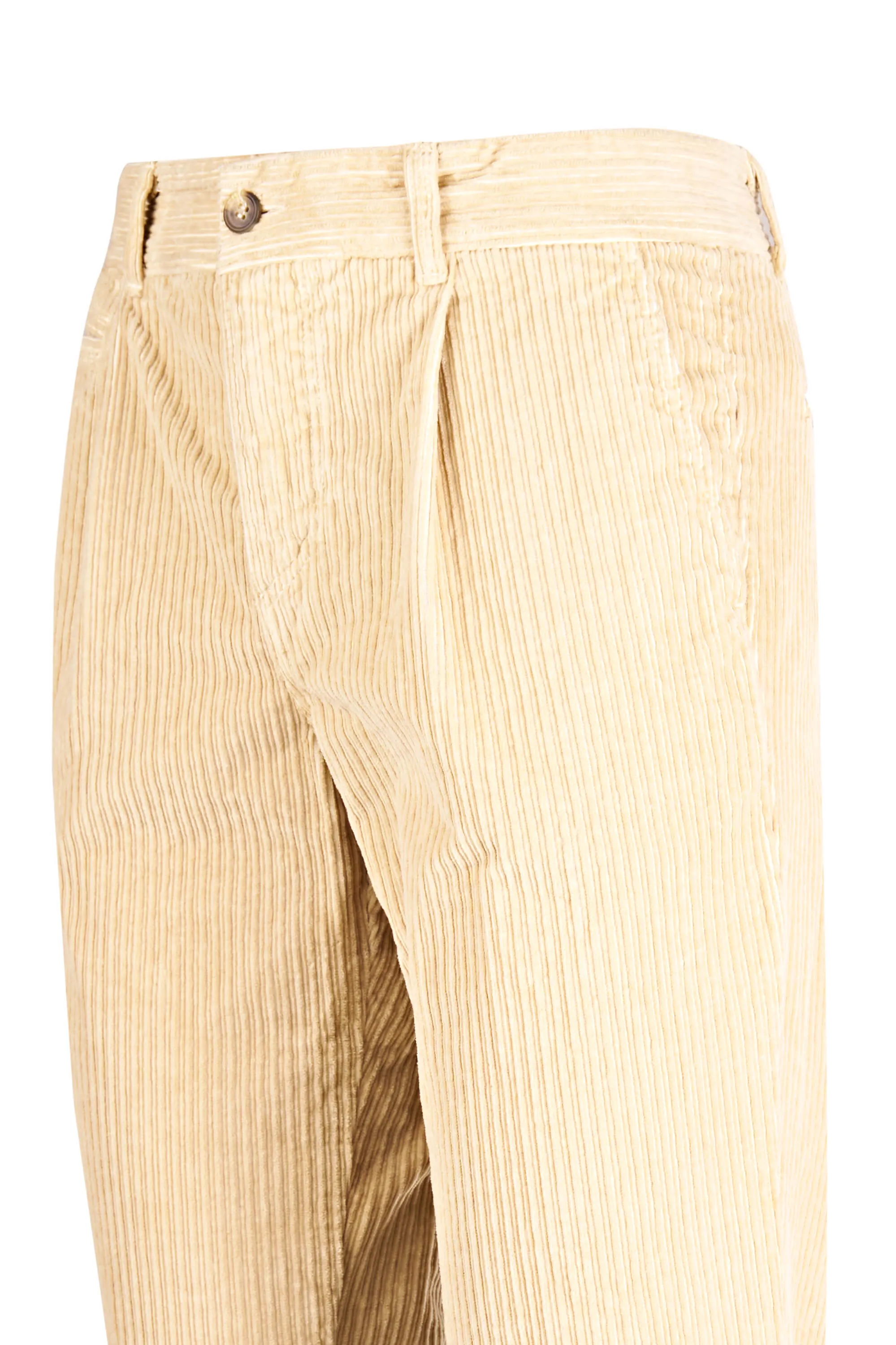 Pleated Rocciatore Corduroy Trousers