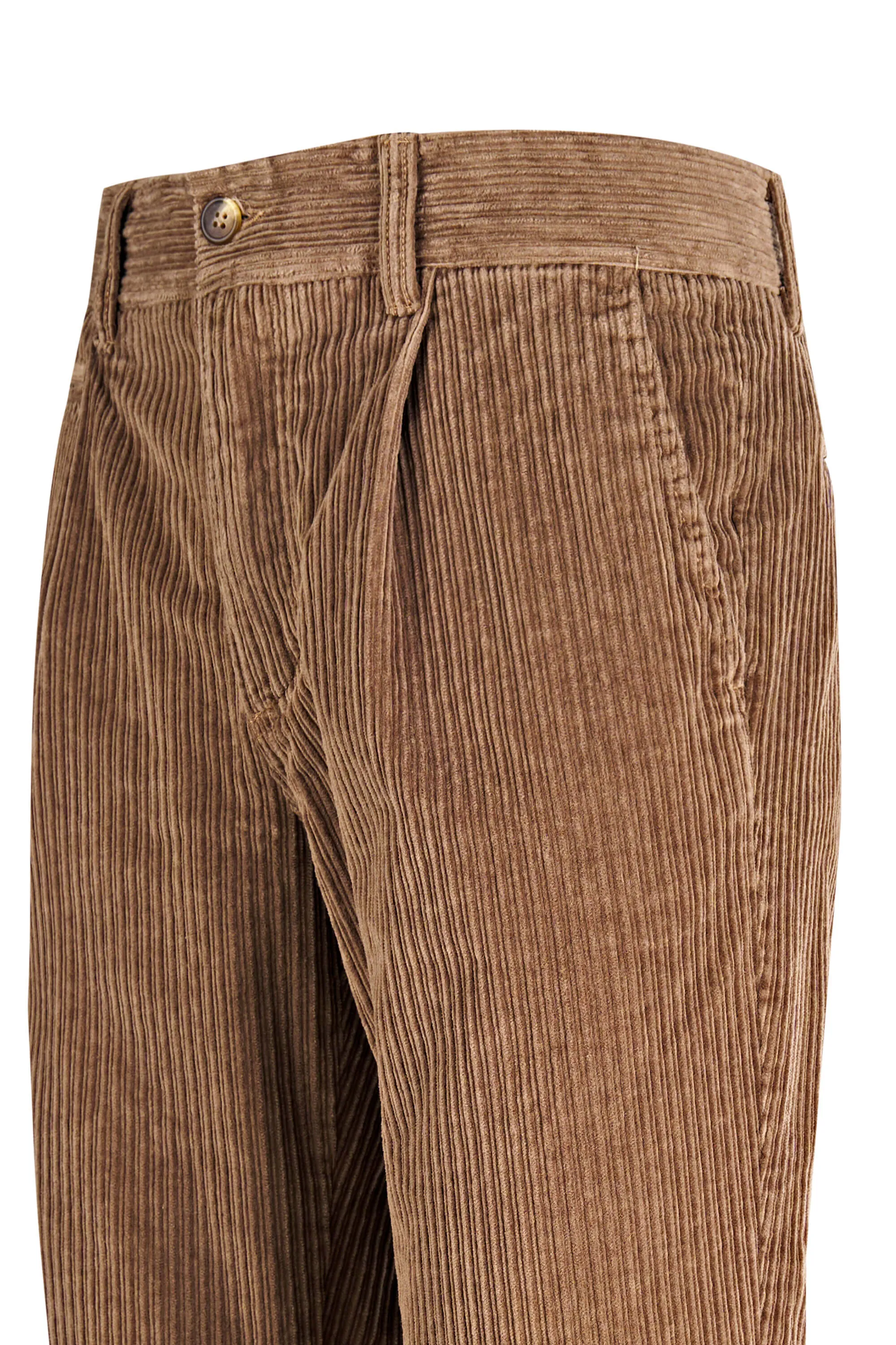 Pleated Rocciatore Corduroy Trousers