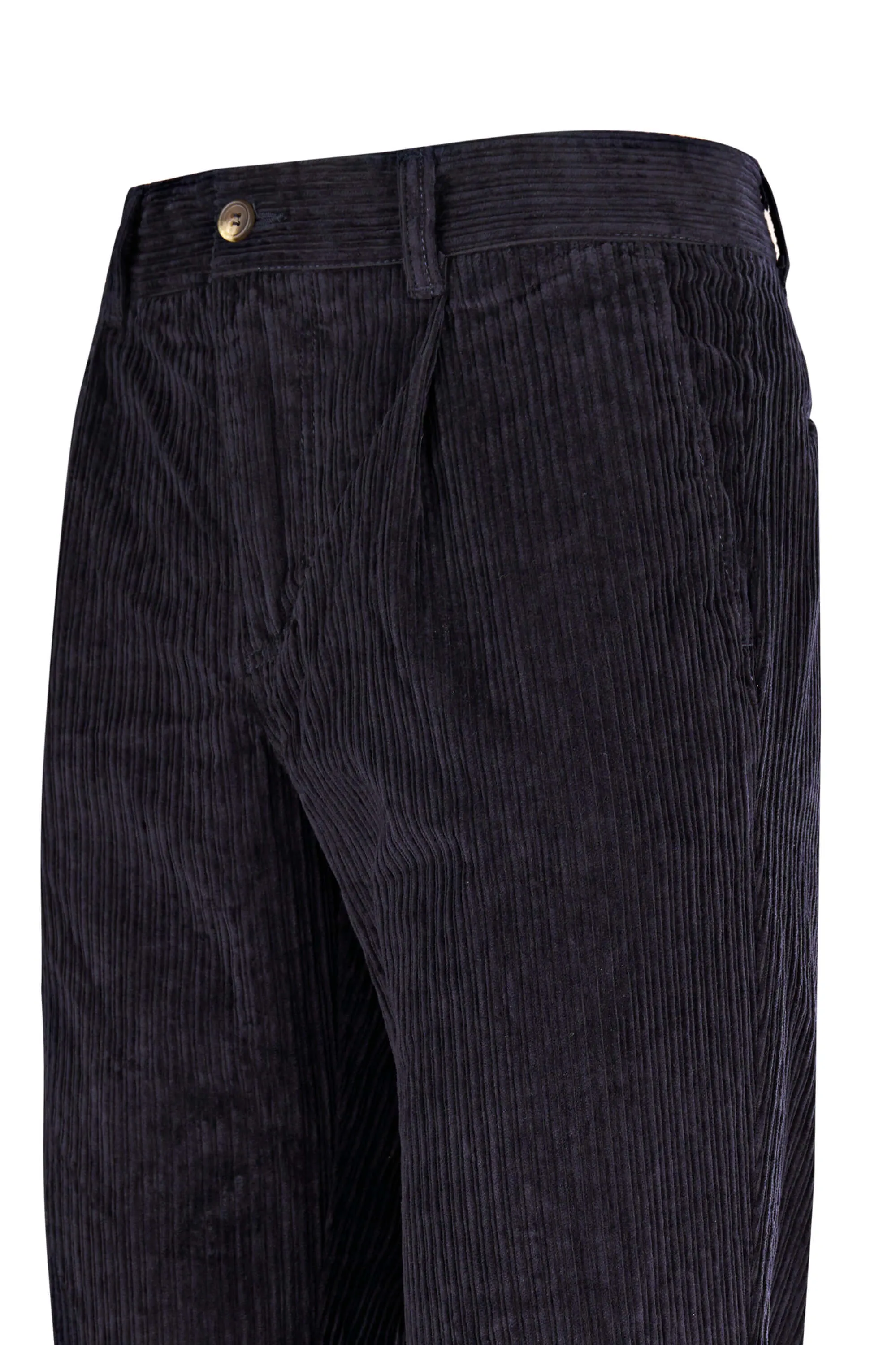 Pleated Rocciatore Corduroy Trousers