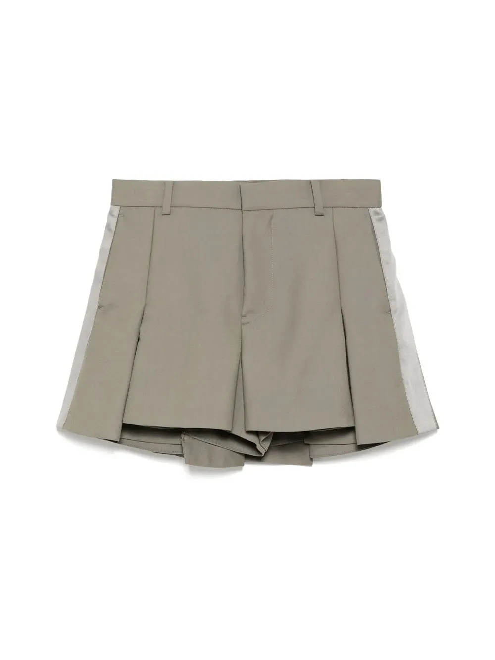 Pleated Suiting Shorts