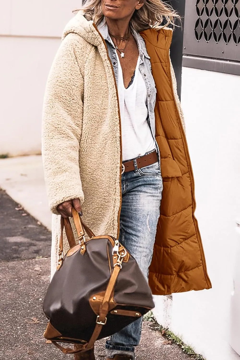 PRETTYGARDEN Women's 2025 Winter Fashion Clothes Oversized Shearling Fleece Long Coats Jackets