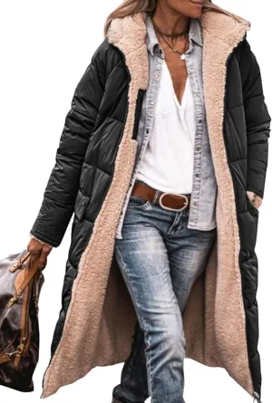 PRETTYGARDEN Women's 2025 Winter Fashion Clothes Oversized Shearling Fleece Long Coats Jackets
