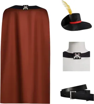 Puss in Boots Kids Cape Puss Cosplay Cloak Boys Girls Puss in Boots Costume