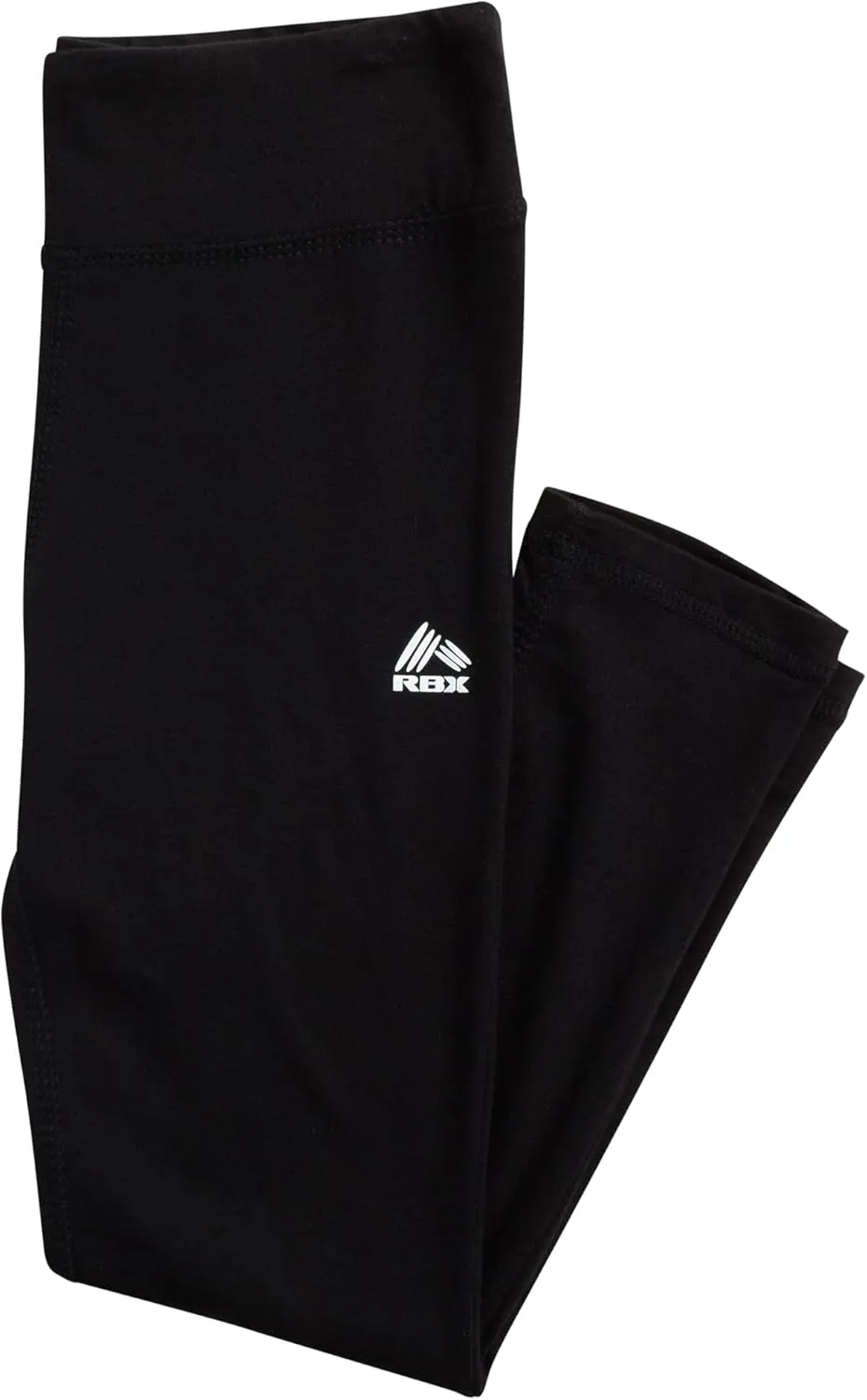 RBX Girls' Active Leggings - 2 Pack Cotton Stretch Yoga Pants and Kids Tights - Athletic Leggings for Girls (Sizes: 4-16)