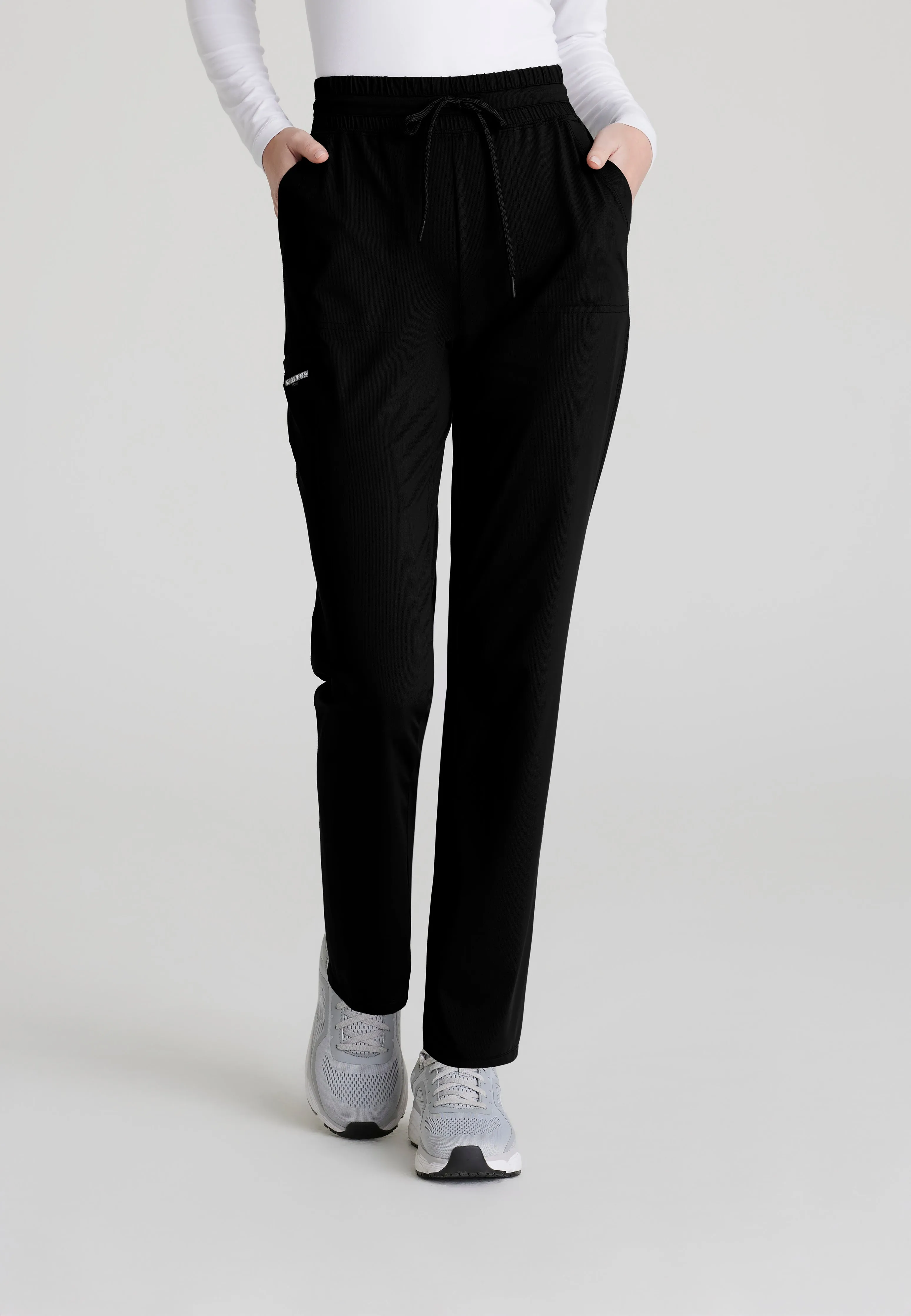 Reach Shirred Waistband Slim and Straight Pant