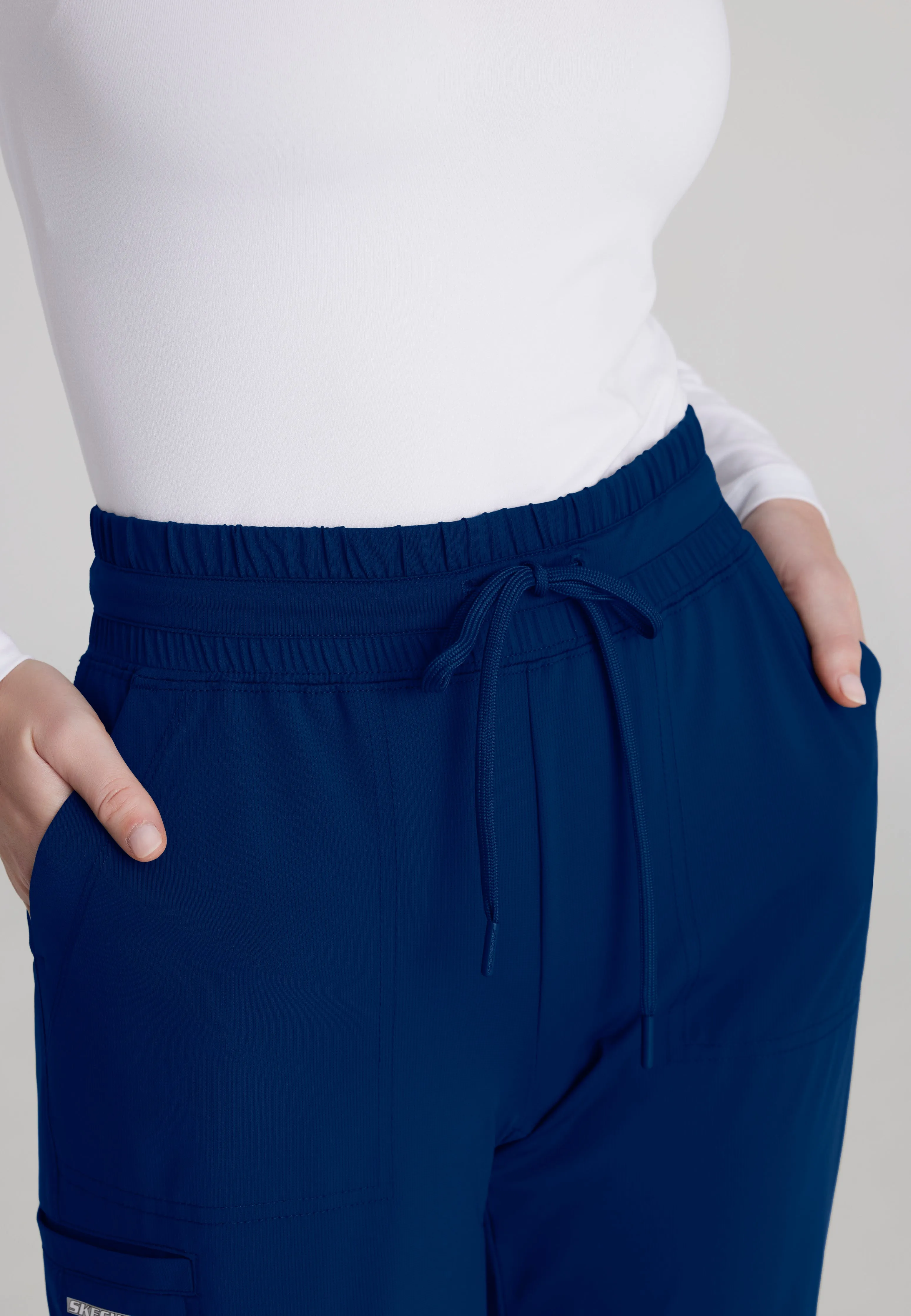 Reach Shirred Waistband Slim and Straight Pant