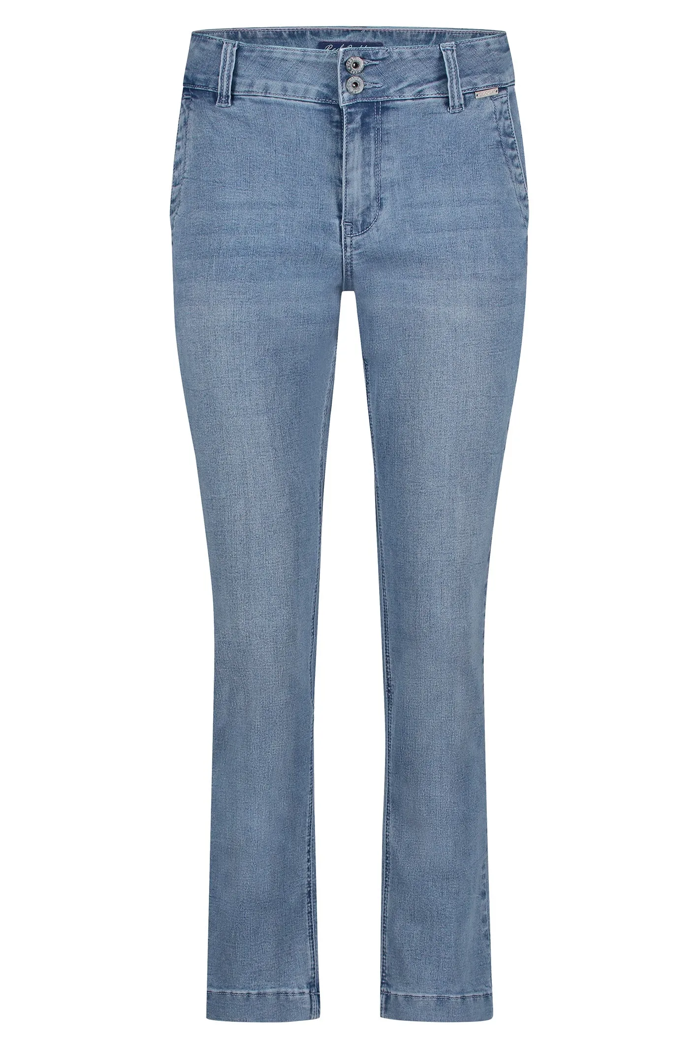 Red Button SRB4439 Diana Crop Denim Trousers Light Stone