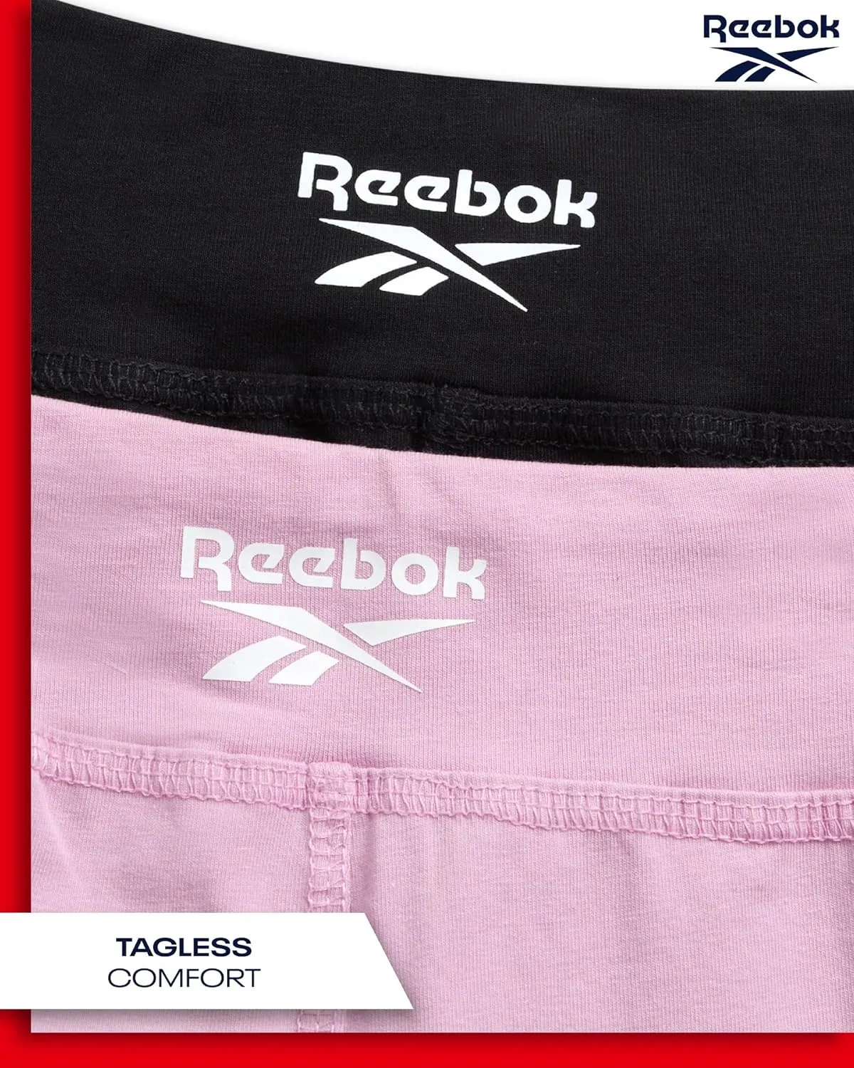 Reebok Girls Leggings - 2 Pack Athletic Performance Cotton Leggings - Yoga Pants for Girls Dance Tights (Sizes: 7-12)