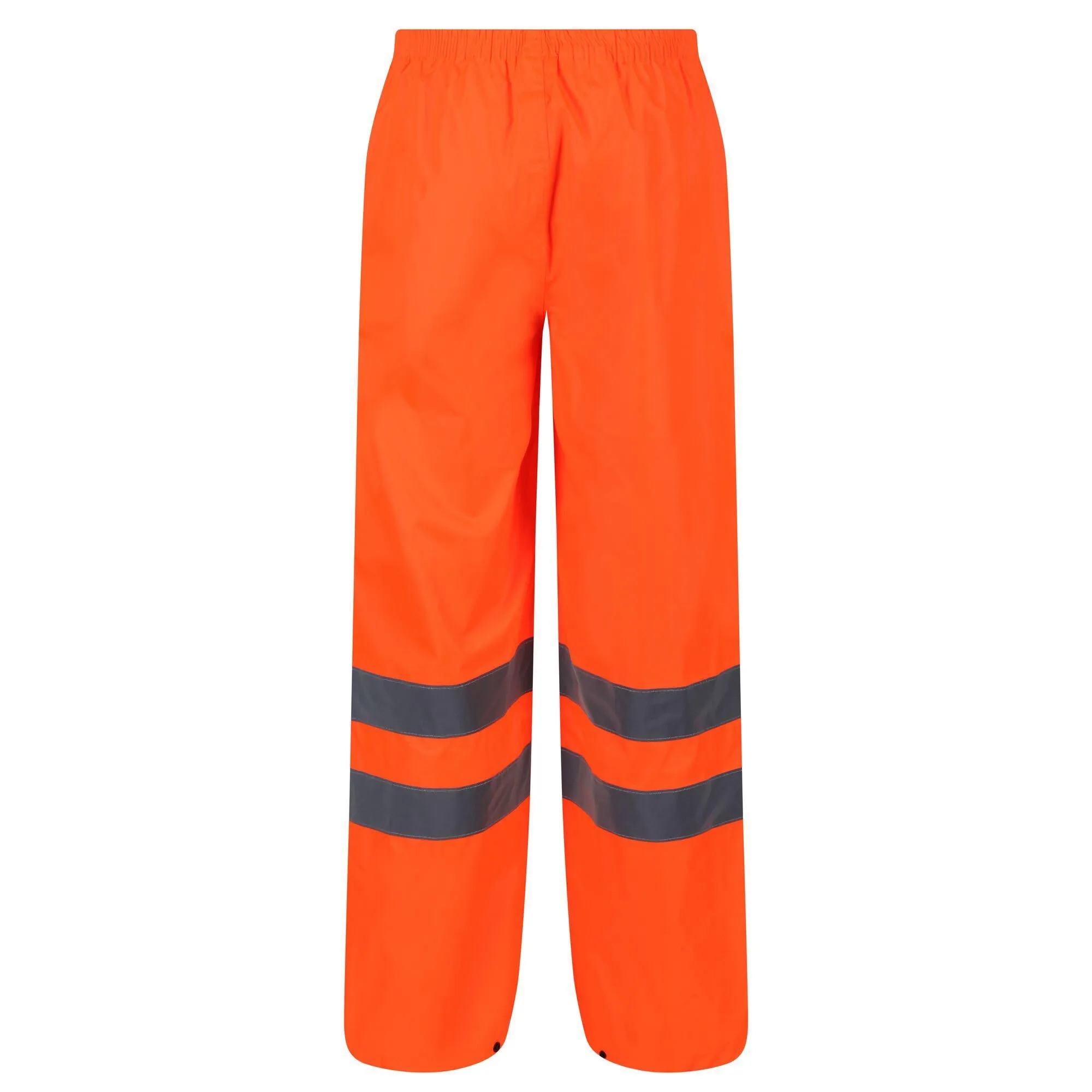 Regatta Professional Mens Hi Vis Pro Waterproof Reflective Packaway Work Over-Trousers