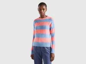 Regular Fit Crew Neck Striped Sweater