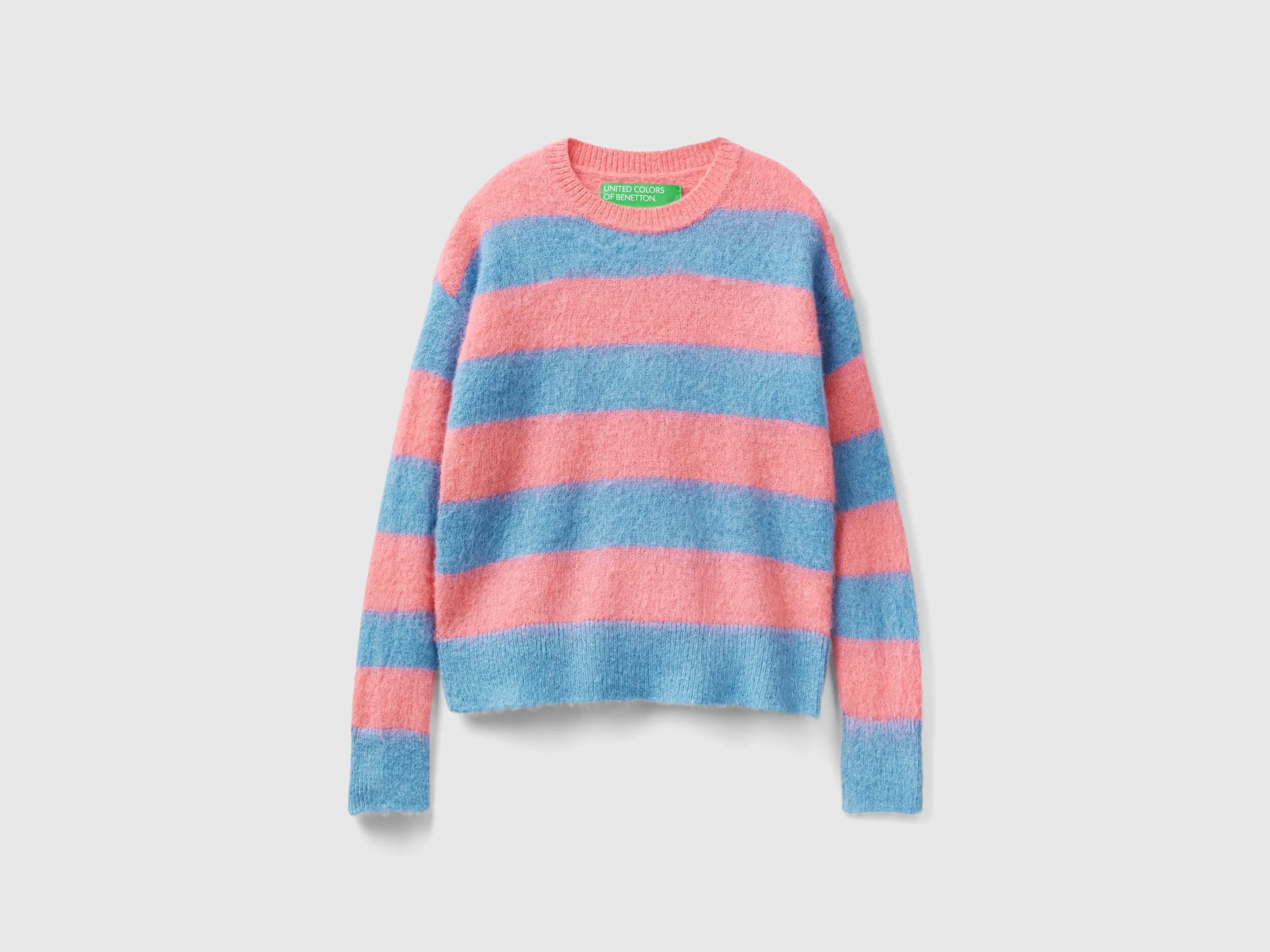 Regular Fit Crew Neck Striped Sweater