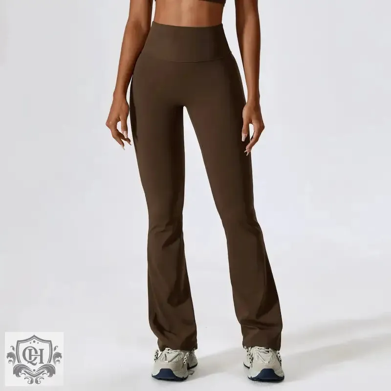 Sculpted Silhouette Yoga Bell Bottom Pants