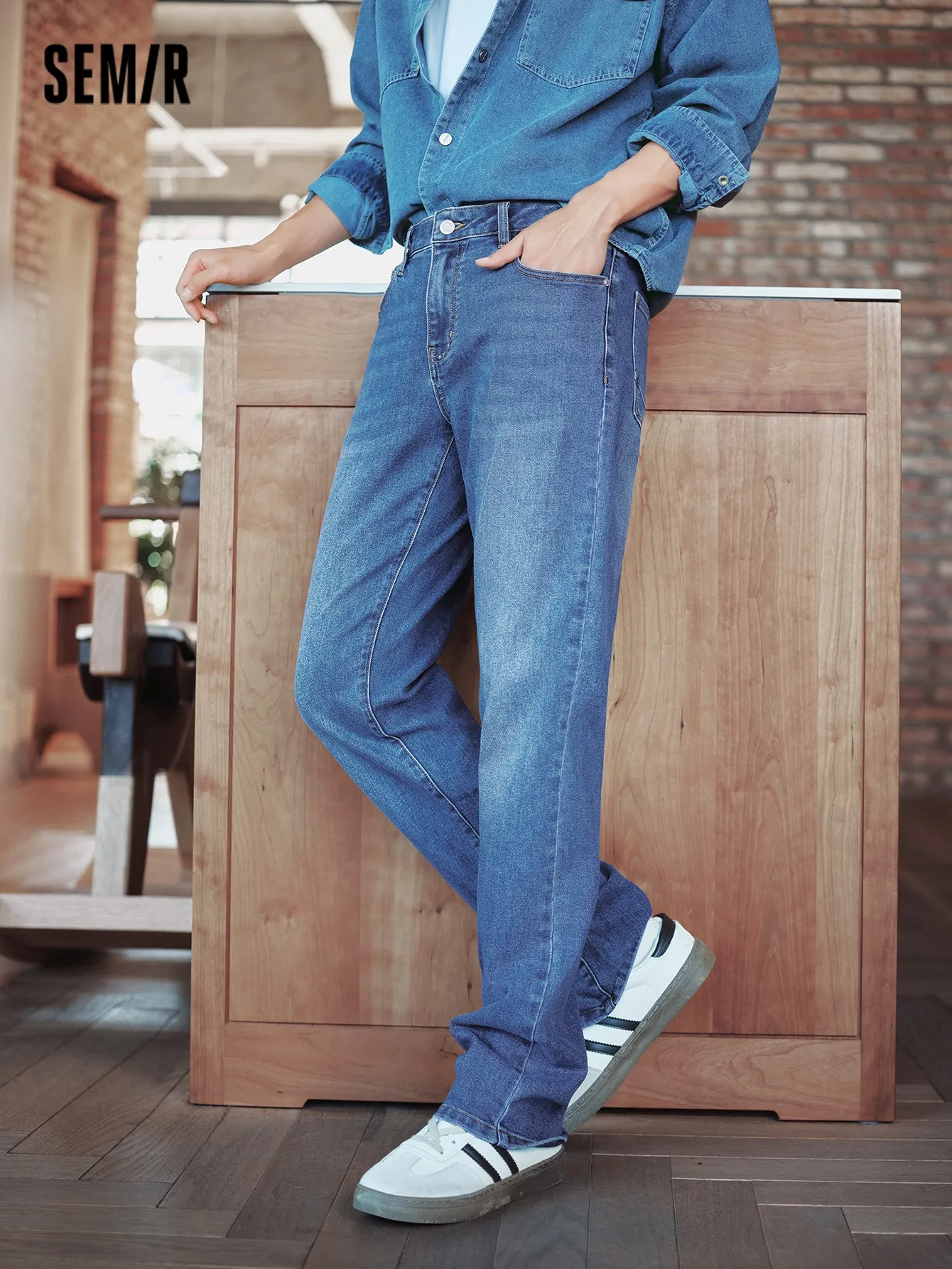 Semir Men Straight Leg TrousersDenim Trousers